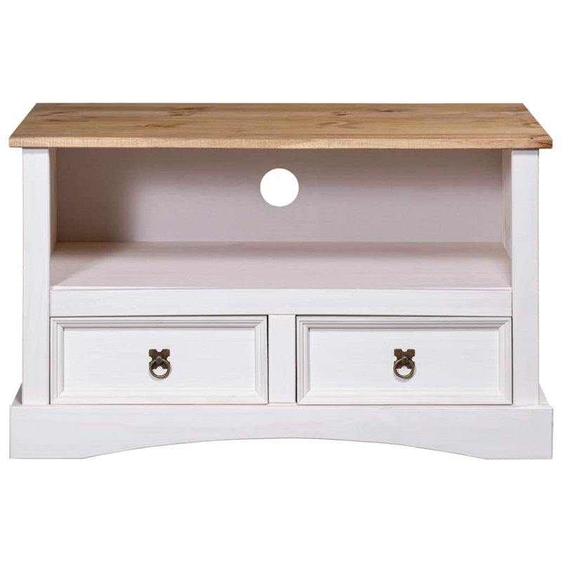 Unfinished TV Stand for TVs up to 32", White