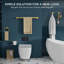 Ensemble de quincaillerie de salle de bain Forious® Ultra 5 pièces-99902999