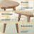Zaryna Solid Acacia Wood Patio Coffee Table