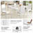 4 - Person Faux Marble Top Four Leg Dining Set-434905221-415357296