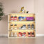 Boîte à chaussures à DEL avec trois niveaux de rangement