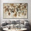 «Neutral Leaf», botanique, peinture, très grande impression encadrée, impression murale (assemblage requis)-105076239