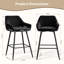 Saarrah 68cm Upholstered Bar Stool with Arms-1233109630