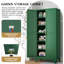 Armoire de rangement de cuisine avec portes et tablettes réglables, armoires garde-manger en métal ClosetMaid, grande armoire autoportante de 75 po pour la cuisine, la buanderie ou la buanderie, vert-1218021762