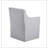 Grey Polyester Armchair with Rectangle Base Style