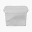 Wham Clip Rectangular Plastic Storage Boxes with Secure Clip Lock Lids Clear/Clear/Clear