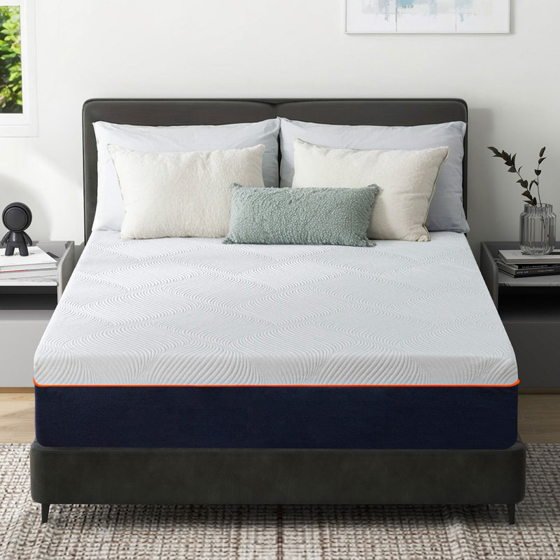 Matelas moyen en mousse viscoélastique dans une boîte, Lit simple, 12"