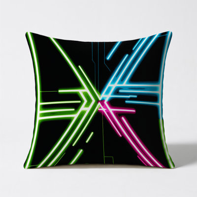 Dusk Fusion Indoor And Outdoor Throw Pillow