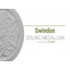 Médaillon de plafond H 16,875 po x l 16,875 po x P 1,5 po Swindon-27783392