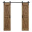 Solid Oak Barn Door Unfinished-112953147