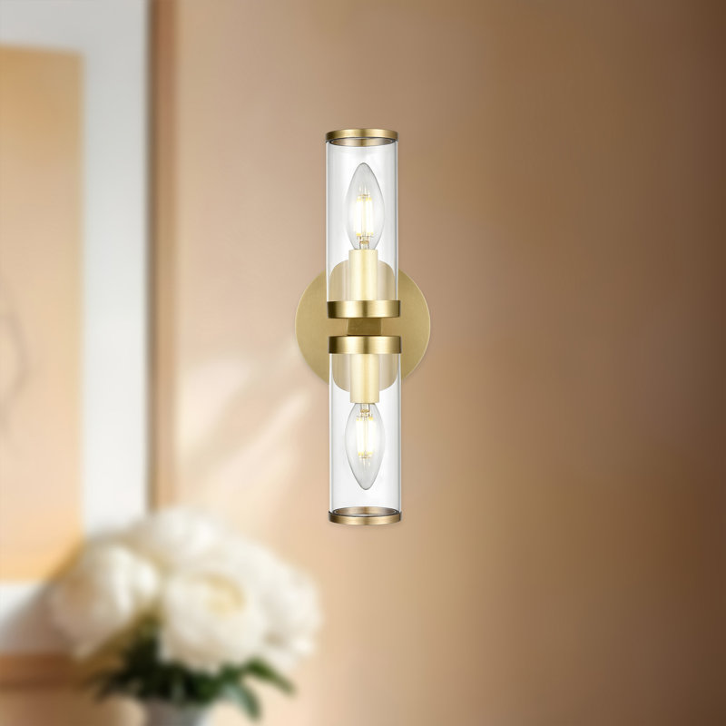 Revolve 2 - Light Wallchiere, Natural Brass