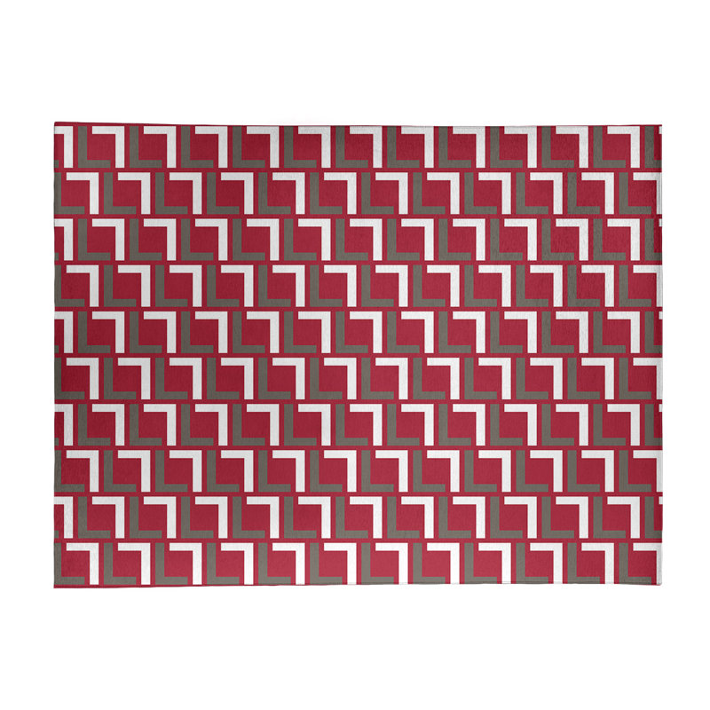 Geometric Indoor Rug, Rectangle 8' x 10'