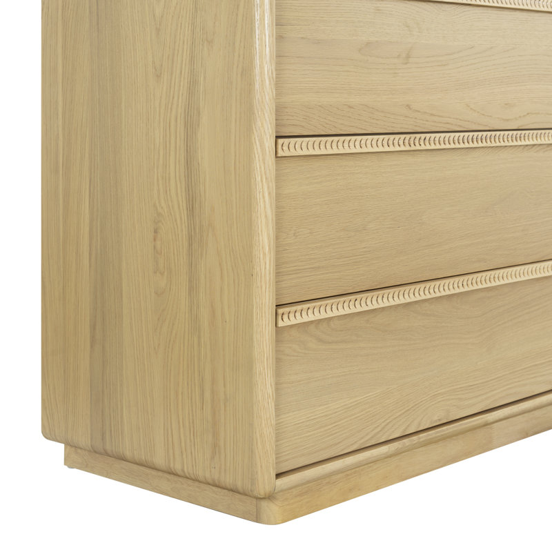Commode 6 tiroirs Alanna, Oak