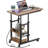 Height Adjustable C-Shaped End Table with Charging Station