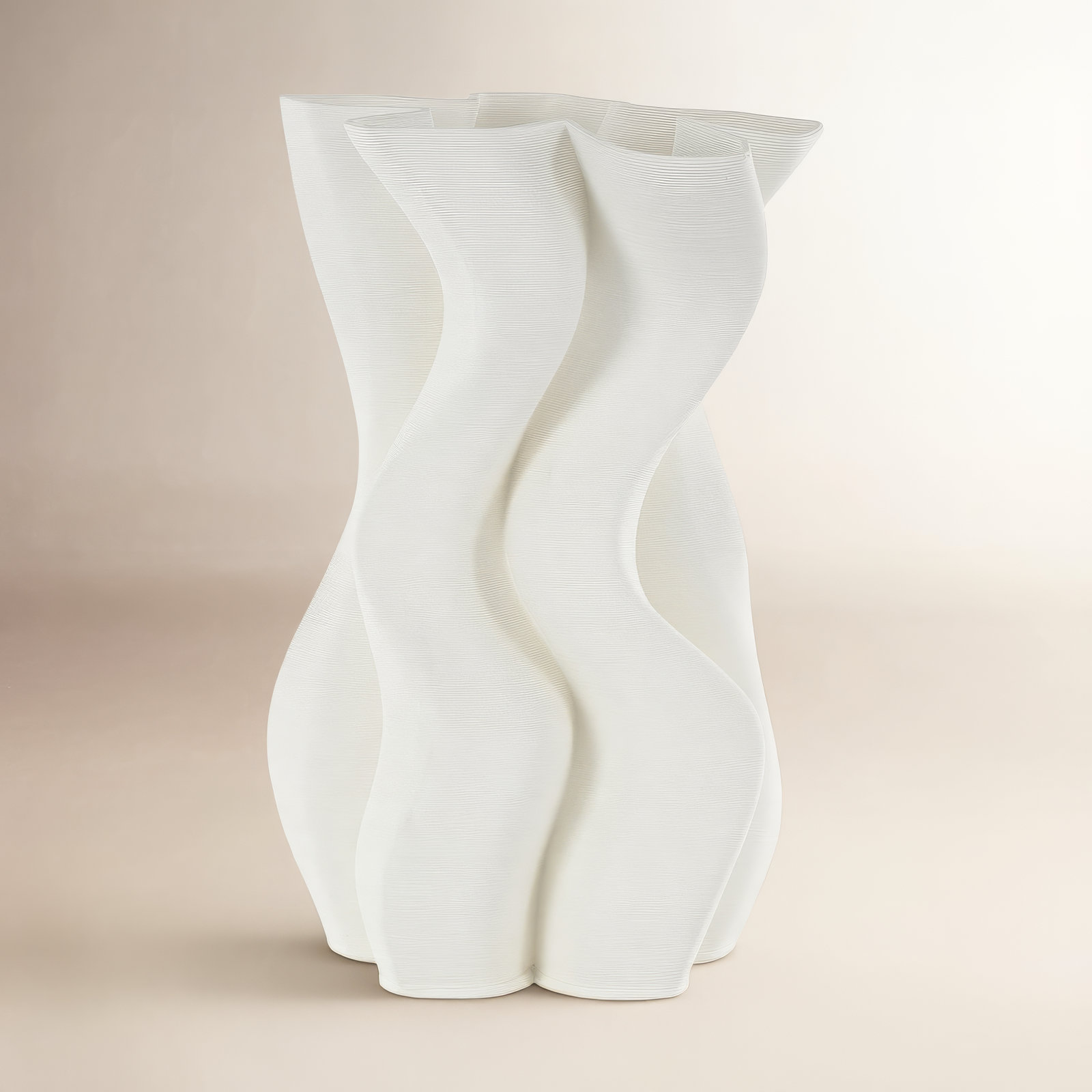 Bowers Iron Table Vase, 12.5" H x 7.55" W x 7.55" D