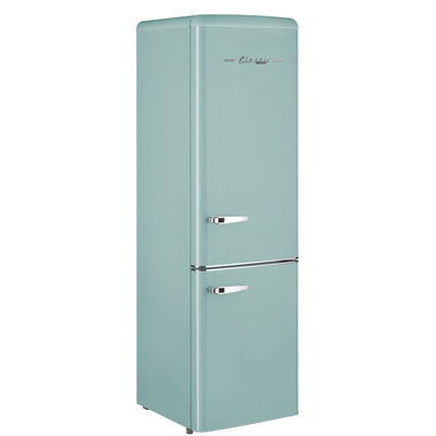 Classic Retro 21.6" Manual Defrost 8.7 cu. ft. ENERGY STAR Certified Bottom Freezer Refrigerator