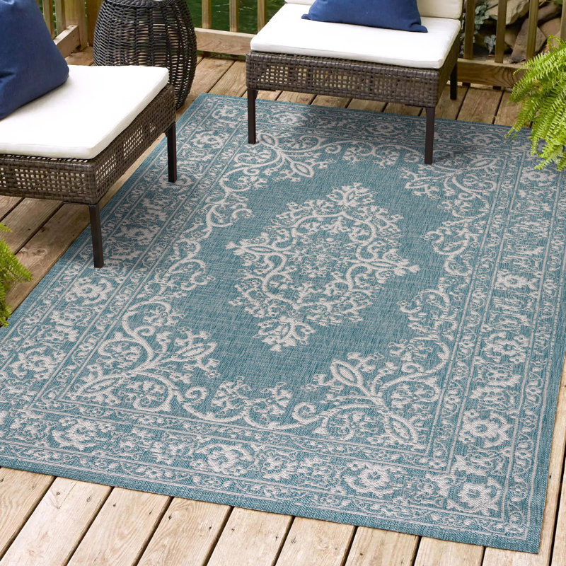Tapis intérieur / extérieur Callisburg, Rectangle 5 pi 3 po x 7 pi 7 po