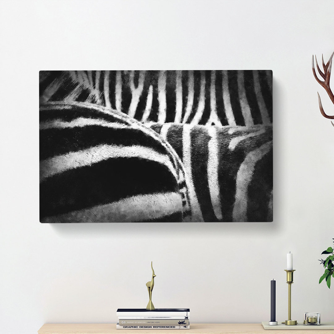 The Stripes of the Zebra - Wrapped Canvas