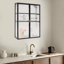 Armoire murale 3 portes à 3 niveaux style rétro Haze avec tablettes amovibles-372541719