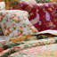 Paire de coussins décoratifs 100% coton antique chic