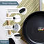 Buckingham Deep Induction Frying Pan Stainless Steel 24 cm 2.7 Litres