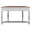 Canapé console 52 po moderne et contemporain pour table d'entrée avec 4 tiroirs et 1 tablette