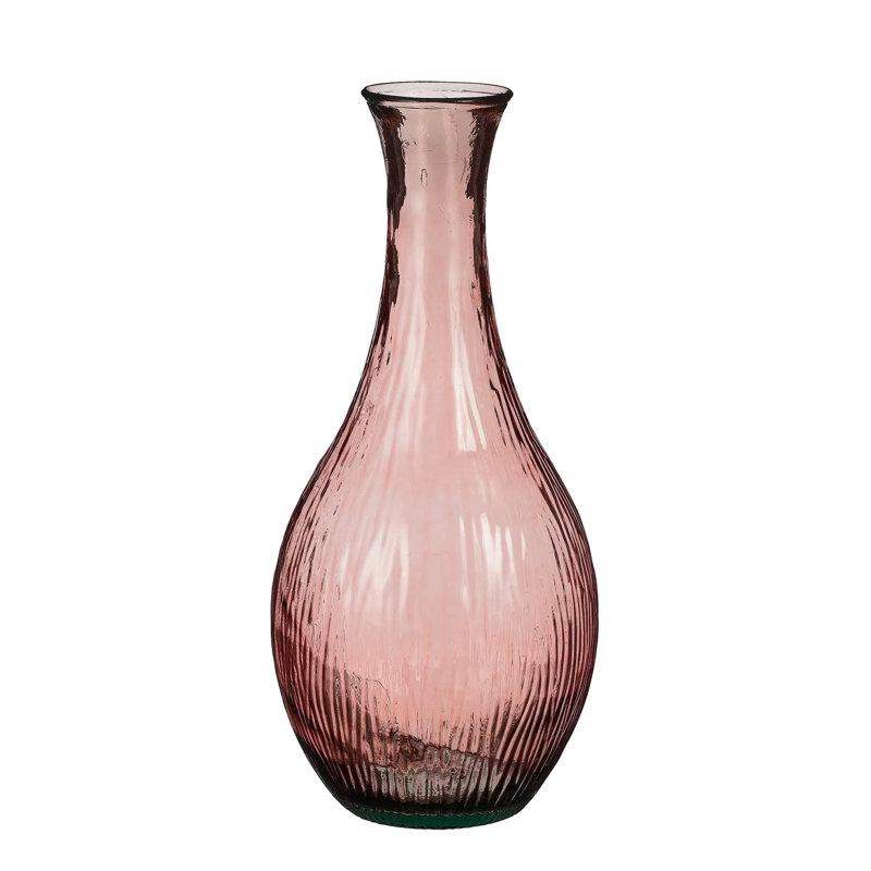 Altjira Recycled Glass Table Vase, Pink, 75cm H x 34cm W x 34cm D