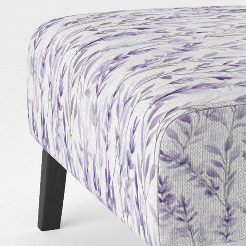 Fauteuil de chambre Floral, Pantoufle sans accoudoirs
