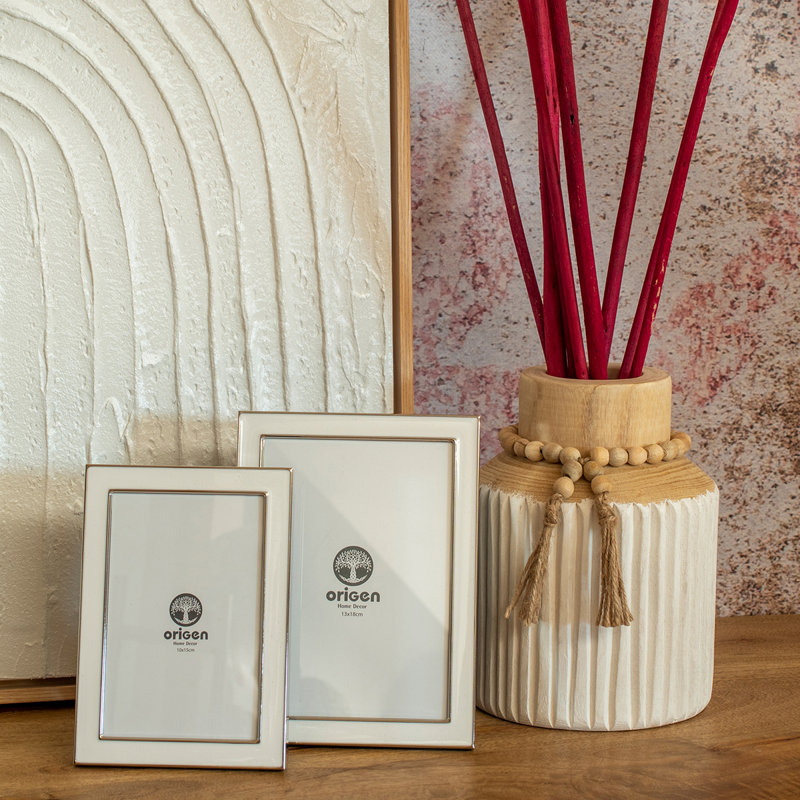 617-Marc-all White Metal Wall Mounted Picture Frame