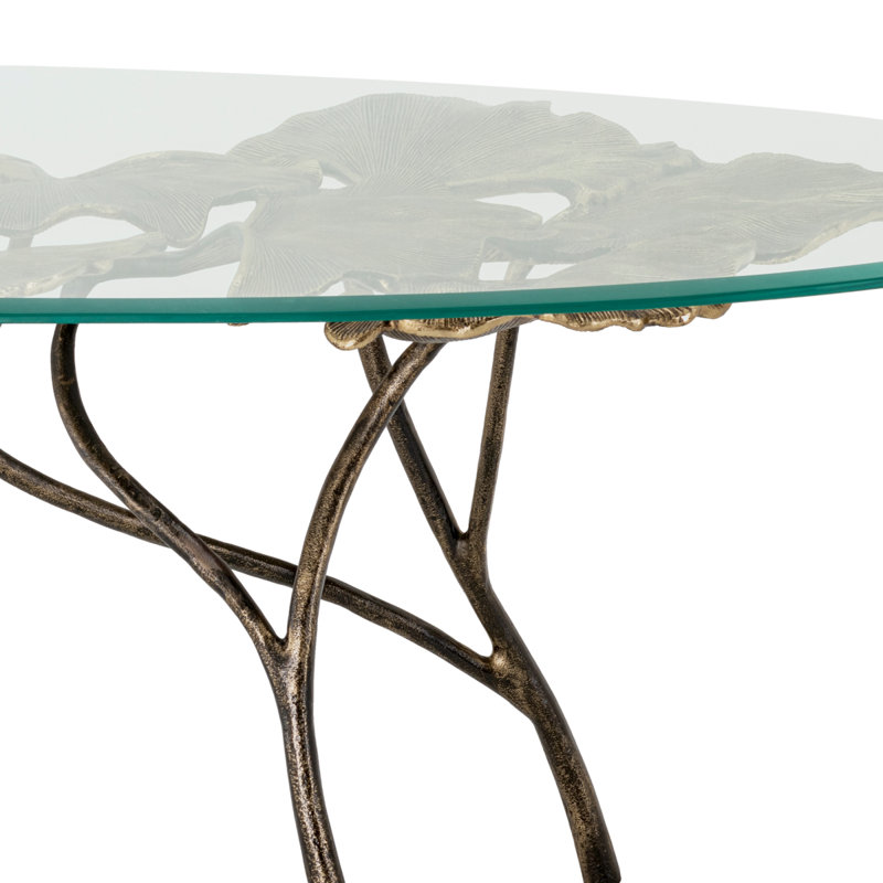 Coffee Table Poseidon Vintage Brass Finish - Table