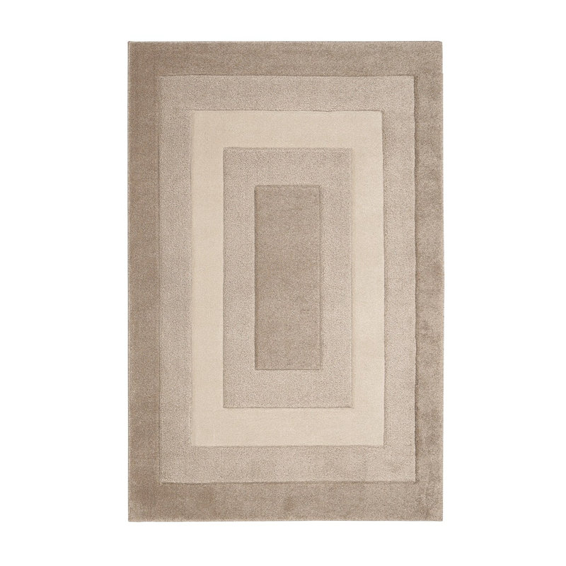 Newport Border Latte, Rectangle 120 x 170cm