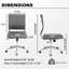 Chaise de conférence ergonomique et réglable Amaiia-46217413