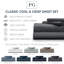 Ensemble de draps 100% coton 400 fils Cool & Crisp-1191251861-1191251886
