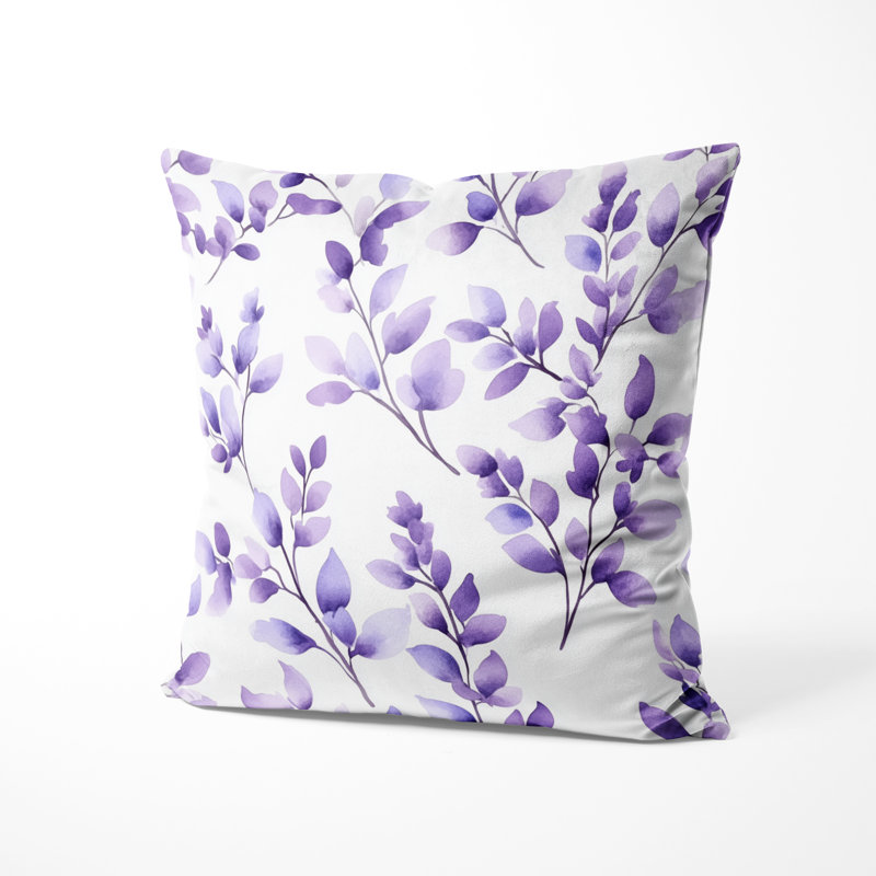 Coussin décoratif abstrait - Coussin Boho, H 18 po x l 18 po