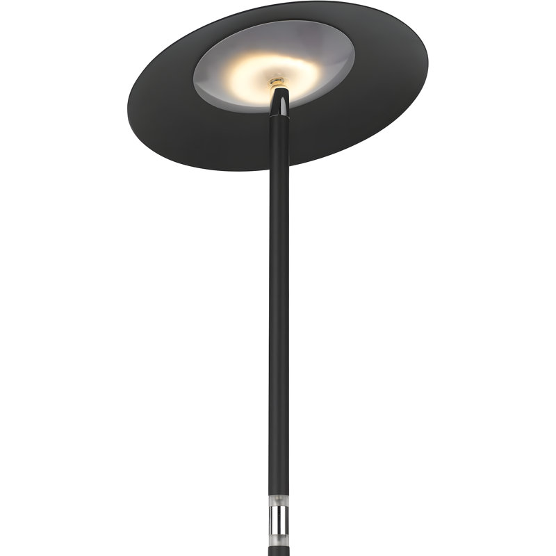 Ibrain Torchiere LED Floor Lamp - 3 Color Temperatures, Dimmable Uplight & Downlight, Touch Control, Safe For Kids & Pets