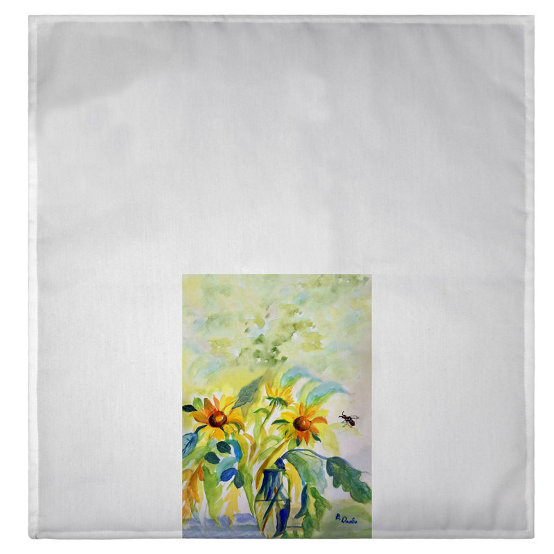 Serviette d'invités Sunflowers & Bee