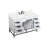 Eugene 48 " W Freestanding Standard Free Standing 1 Single Vanity Bathroom Vanity With Engineered Marble Top-1861786674