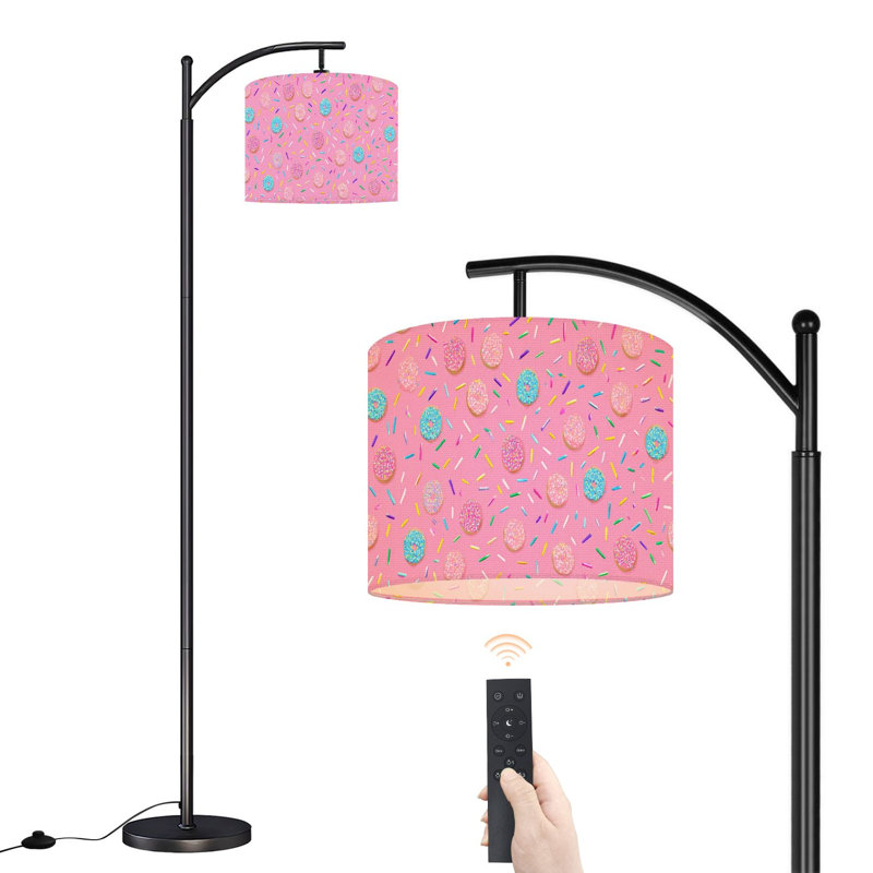 Lampe sur pied à arc avec abat-jour réglable Sprinkles