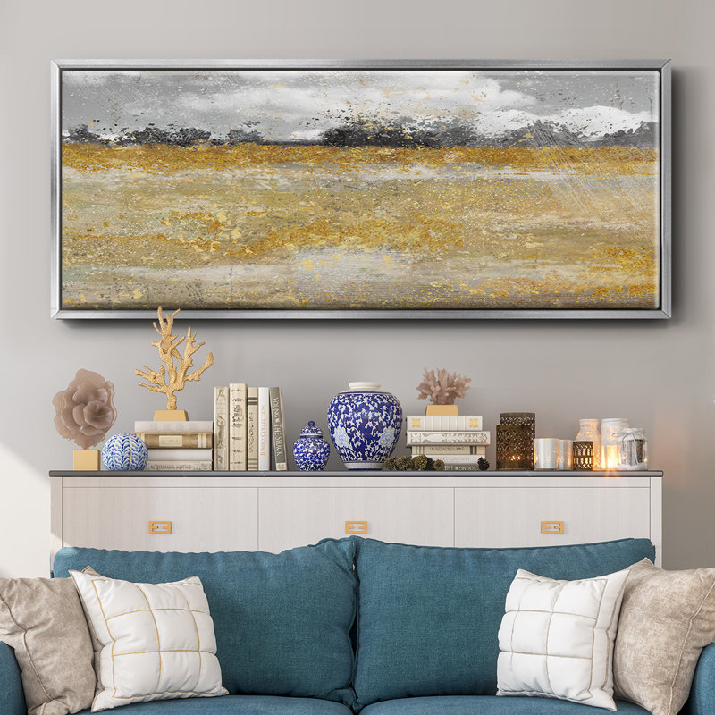 Meadow Shimmer II- Framed Canvas