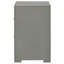 Table de chevet 2 tiroirs Pierce Gray