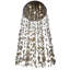 Luminaire suspendu grappe 6 lumières Ginkgo Leaf