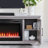 1x 75" Fireplace Tv Stand (for Tvs Up To 80") | With 44" Electric Fireplace, 8 Flame/ember Colors, Ir Remote |75x15.5x25.5in | 1400w/5000 Btu (400 Sq.ft), 1-9h Timer| Ideal For Primary Living Space