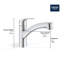 Eurosmart® Pull-Out Single-Handle Dual Spray Kitchen Faucet-57911258