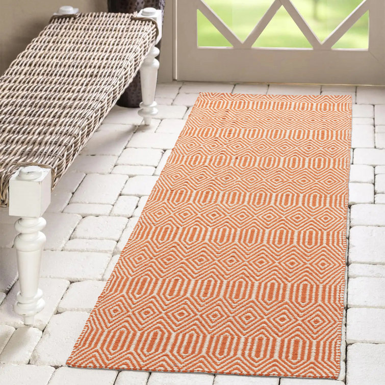Mosig Geometric Flatweave Area Rug