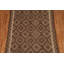 Tapis brun à motif géométrique Kilim 5 x 8