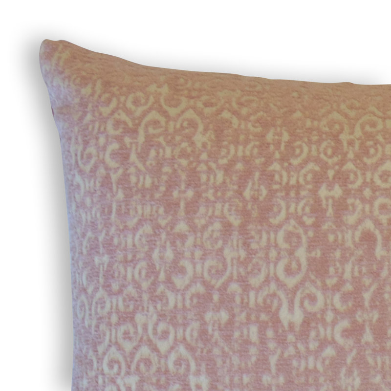 Coussin Whidbey Ikat, Hauteur (18 po) x largeur (18 po), Rose