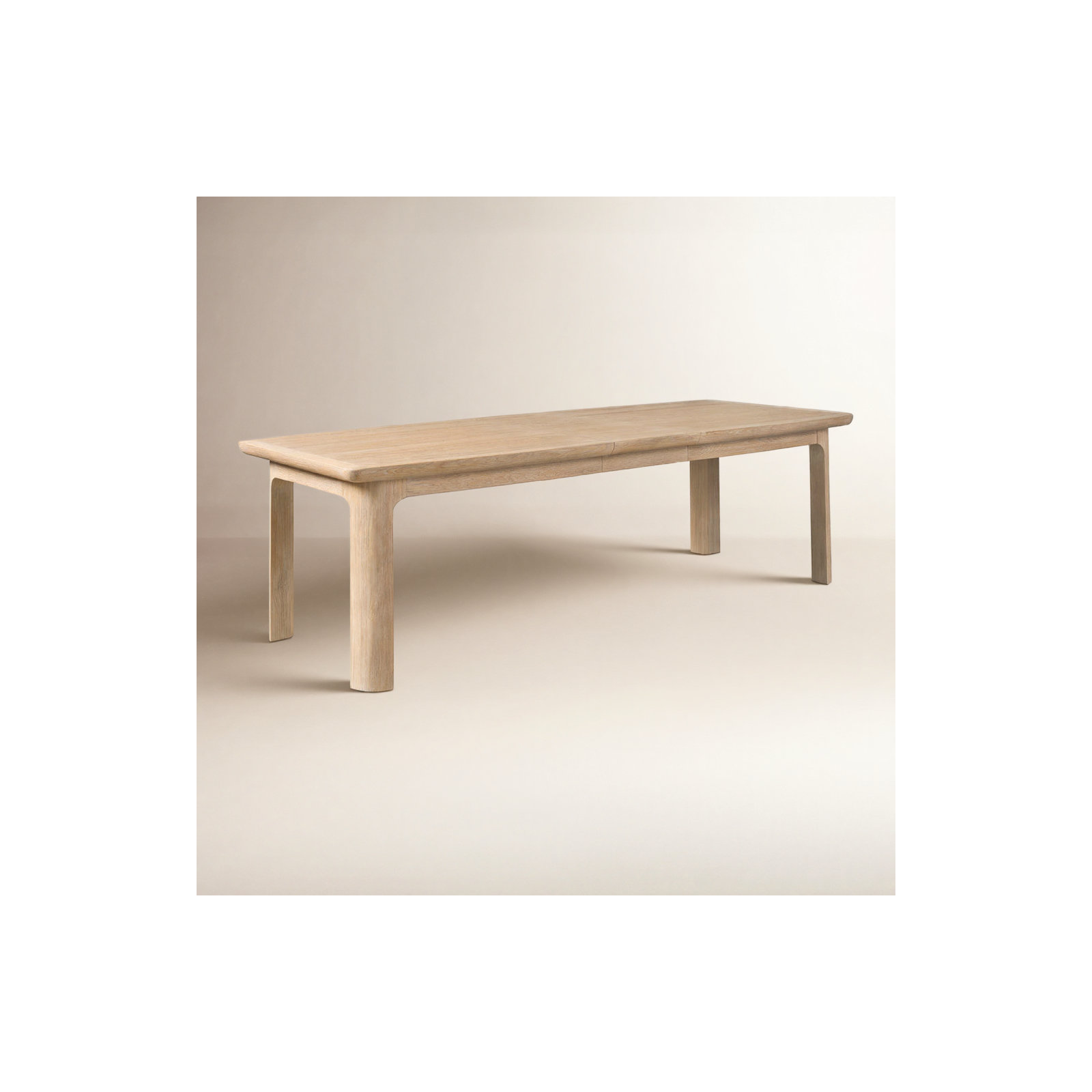 Modern 86'' Extendable Dining Table, Gray