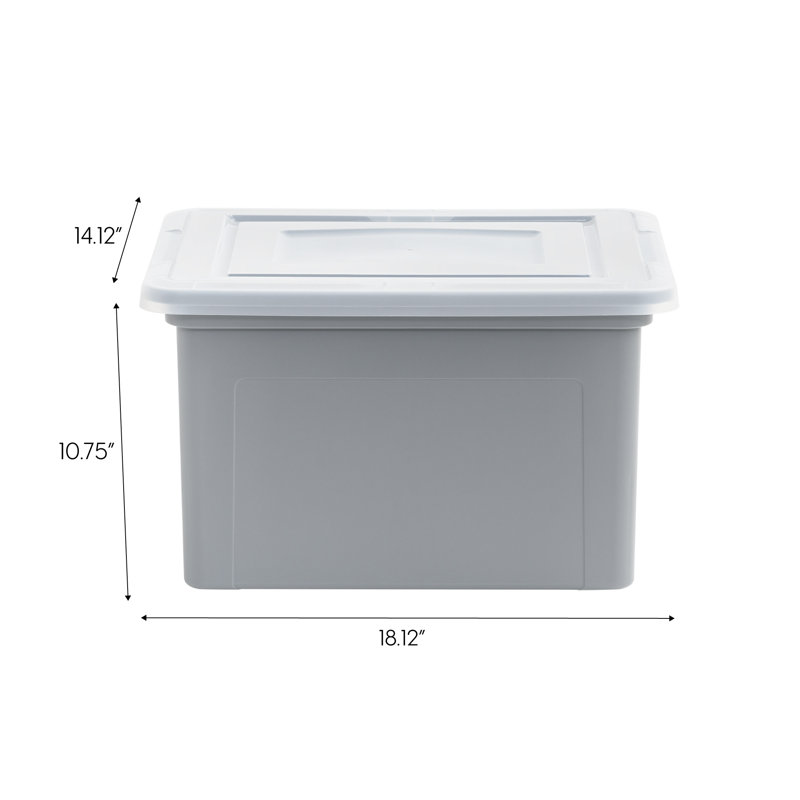  Plastic File Boxes