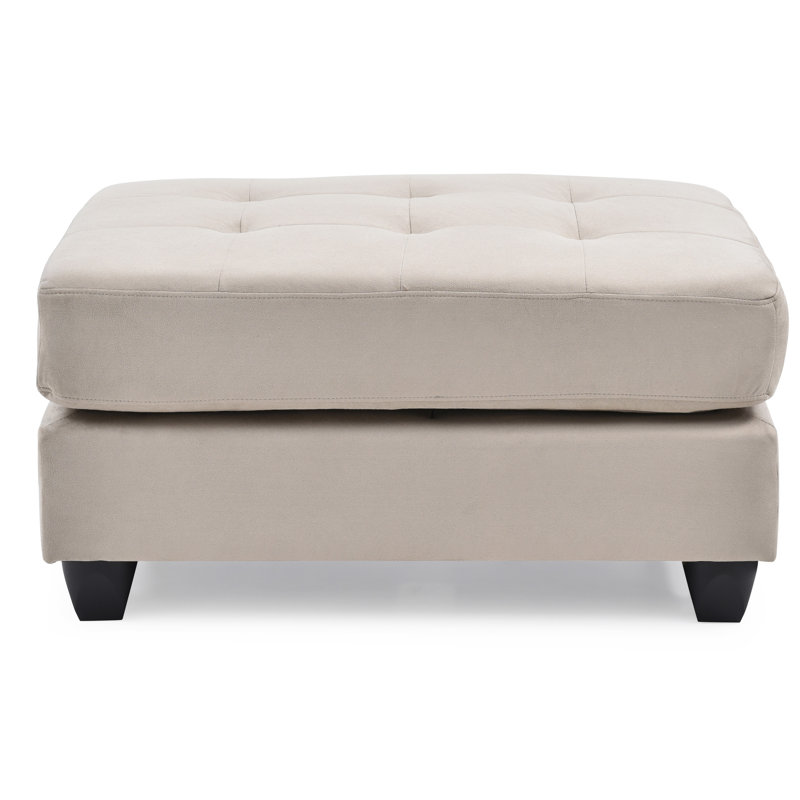 Ottoman, Fabric - Beige
