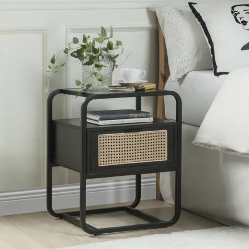 Colson Black Finish Accent Table